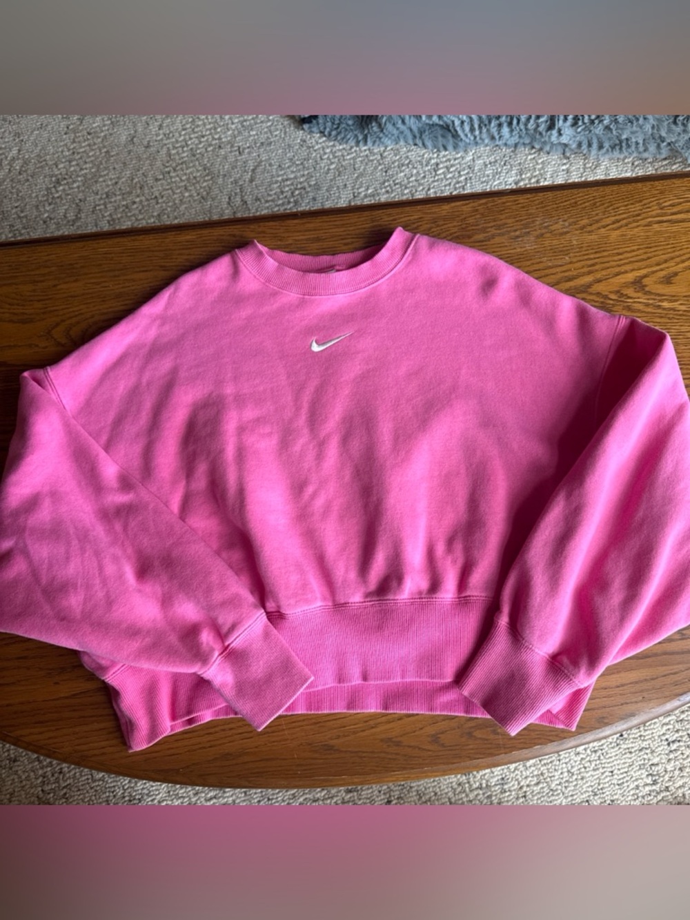 Nike Bright Pink Crewneck Sweatshirt